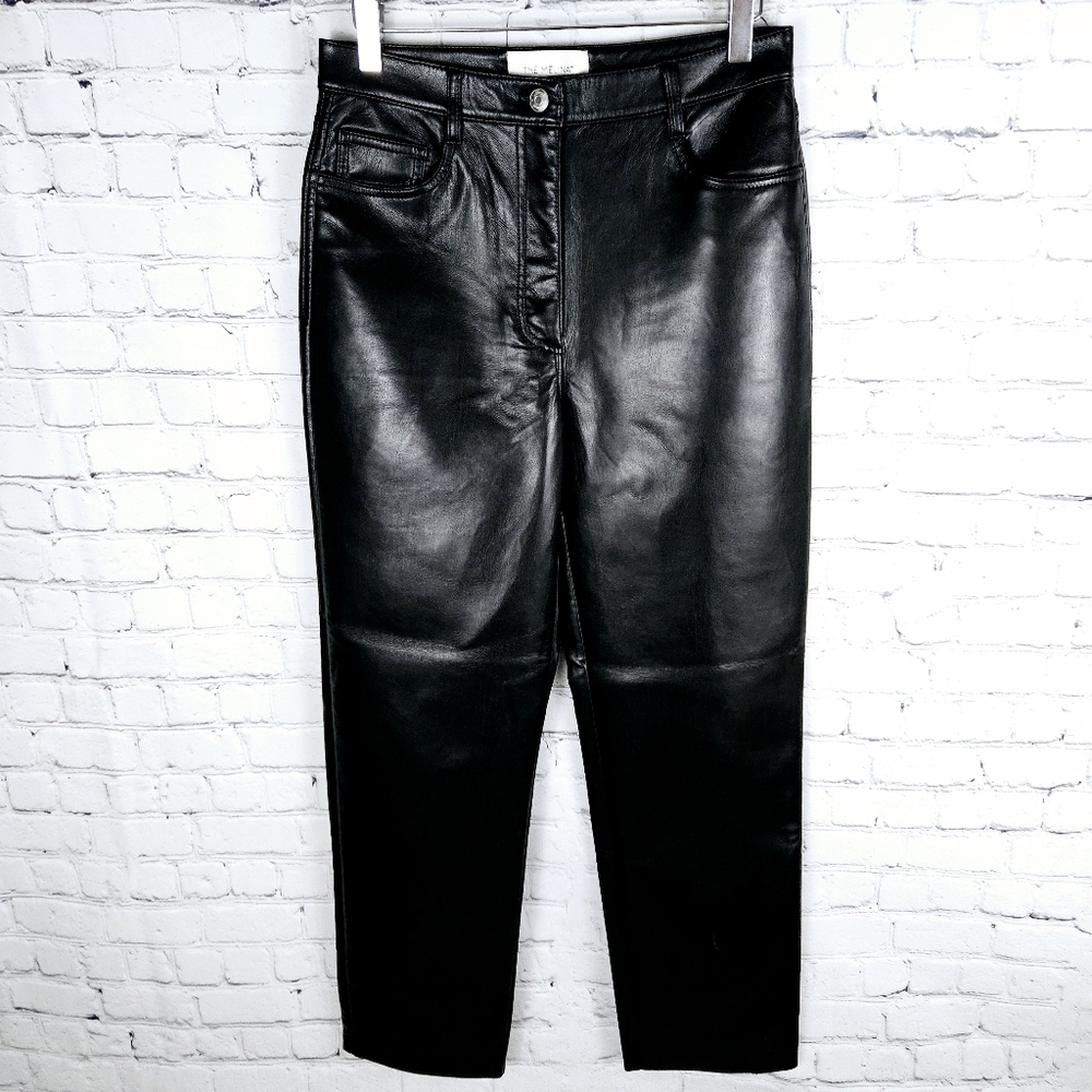 WILFRED ARITZIA | The Melina high rise straight leg vegan faux leather pants